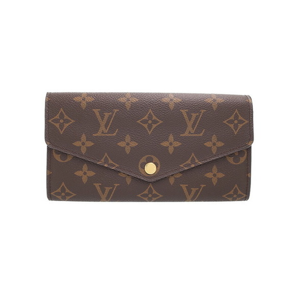 Louis Vuitton Monogram Portefeuille Long Wallet Bifold Sarah - Picture 1 of 5